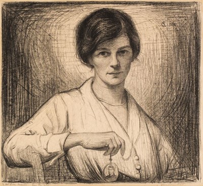 Lot 489 - Carmichael (Stewart, 1867-1950). Mrs Linton Andrews, 1916
