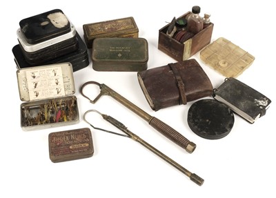 Lot 198 - Fishing Tackle. Fishing Flies, Salmon gaffs and other items