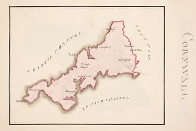 Lot 153 - Lyddon (William). A Manuscript Atlas of English & Welsh Counties, 1824
