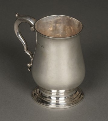 Lot 31 - Tankard. George II silver tankard by William Bateman I, London, 1779