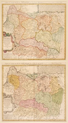 Lot 151 - Lithuania. Homann (J. B. heirs of), Magnus Ducatus Lithuaniae..., 1749