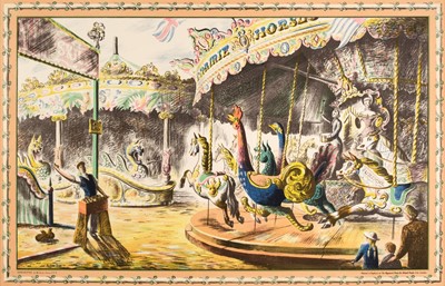 Lot 534 - Jones (Barbara Mildred, 1912-1978). Fairground, 1946, colour lithograph