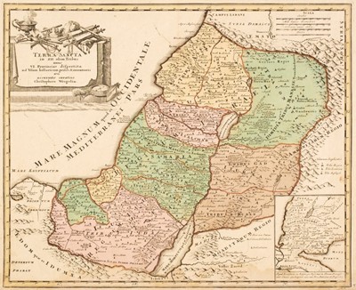 Lot 145 - Holy Land and Palestine. Weigel (Christopher), Terra Sancta..., 1712