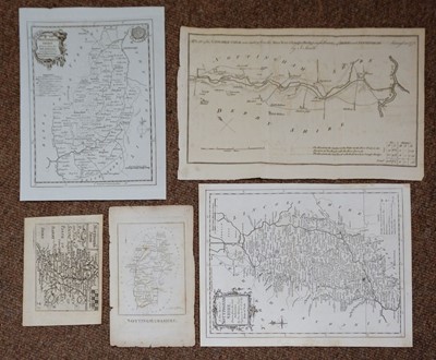 Lot 70 - Nottinghamshire. Greenwood (C. & J.), A Map of the County of Nottingham..., 1826