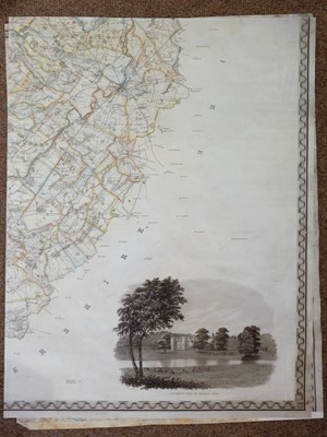 Lot 70 - Nottinghamshire. Greenwood (C. & J.), A Map of the County of Nottingham..., 1826