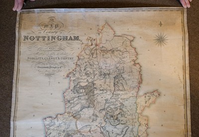 Lot 70 - Nottinghamshire. Greenwood (C. & J.), A Map of the County of Nottingham..., 1826