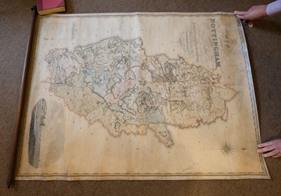 Lot 70 - Nottinghamshire. Greenwood (C. & J.), A Map of the County of Nottingham..., 1826