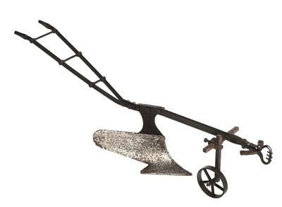 Lot 42 - Apprentice Piece. Miniature farmers plough