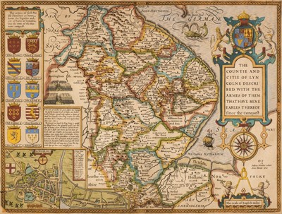 Lot 150 - Lincolnshire. Speed (John), The Countie and Citie of Lyncolne Described, 1611 or later