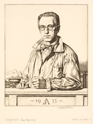 Lot 467 - Anderson (Stanley, 1884-1966). Self Portrait, 1933