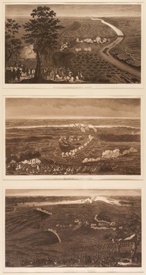 Lot 213 - Battle of Warsaw. Dahlberg ( Erik). Three engravings, Stockholm, 1806