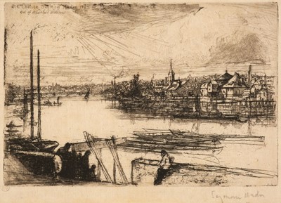 Lot 499 - Haden (Francis Seymour, 1818-1910). Battersea Reach, 1863