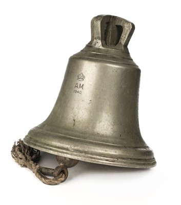 Lot 119 - Scramble Bell. WWII 1940 "Battle of Britain" Period Aerodrome Station Bell