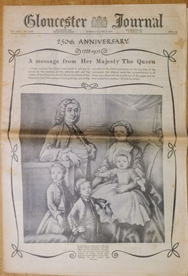 Lot 146 - Gloucestershire. A collection of over 400 mostly Gloucestershire newspapers, c. 1840s and later