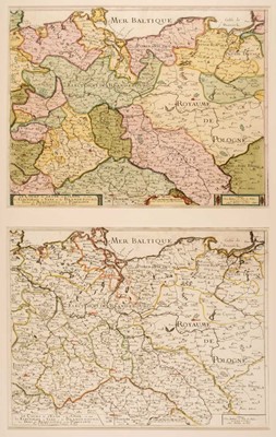 Lot 174 - Poland. Du Val (Pierre), La Cours de L'Elbe et de L'Oder..., Paris, 1684