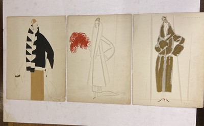 Lot 87 - Benito (Edouardo Garcia).  A collection of 10 pochoir lithographs, circa 1920