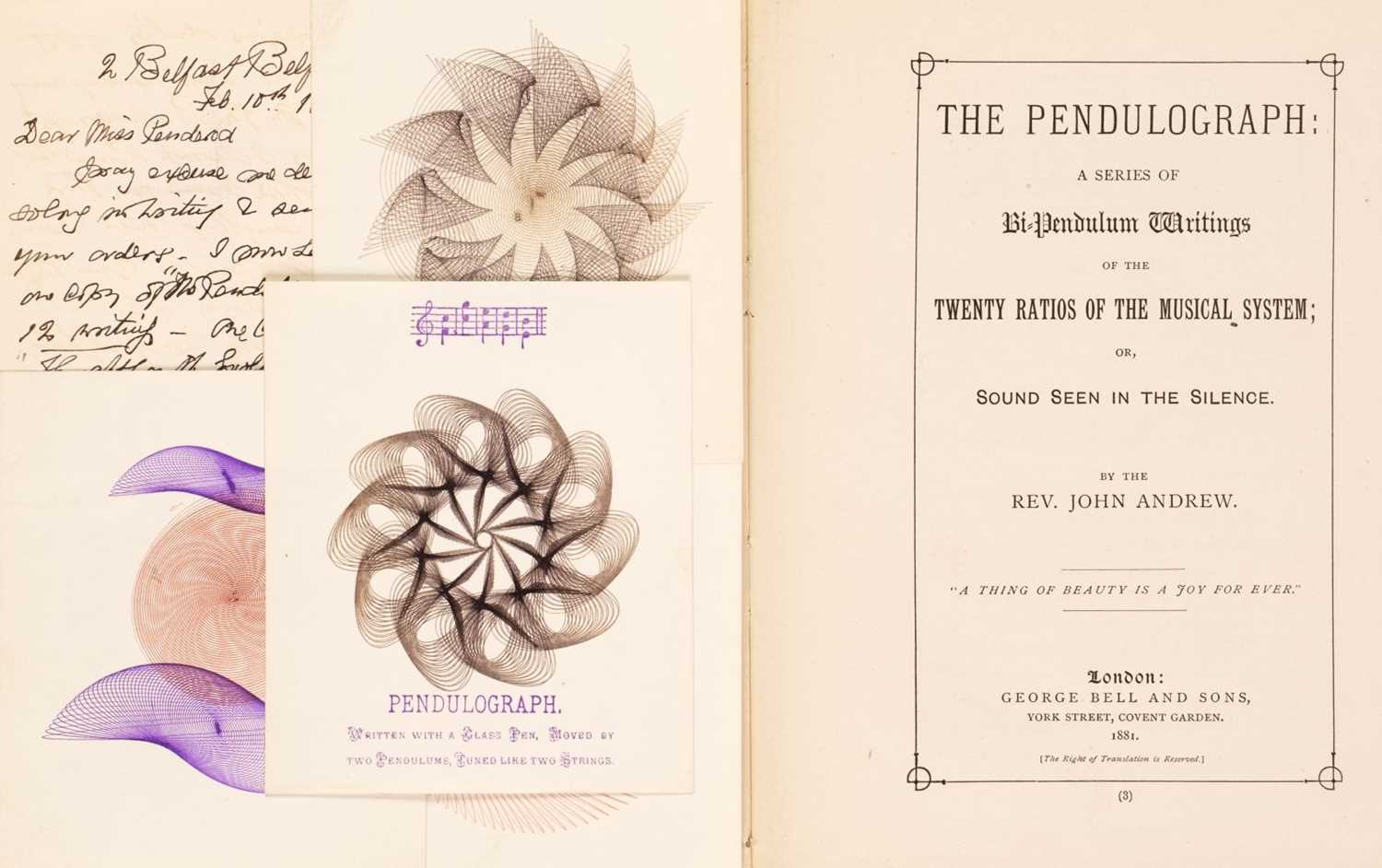 Lot 390 - Andrew (John). The Pendulograph, 1881