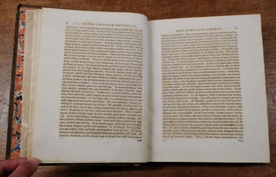 Lot 91 - Culpeper (Nicholas). Culpeper's English Physician; and Complete Herbal...