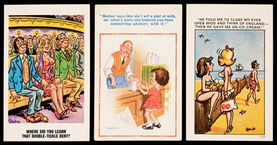 Lot 291 - Postcards. A group of approximately 420 comic postcards
