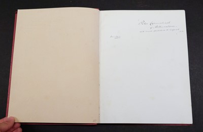 Lot 343 - Library catalogue. Manuscript library catalogue for Arthurstone House, Perthshire, late 19th c.