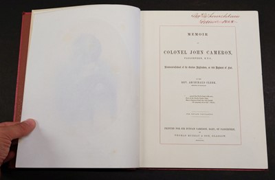 Lot 343 - Library catalogue. Manuscript library catalogue for Arthurstone House, Perthshire, late 19th c.