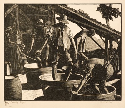 Lot 425 - Leighton (Clare Veronica Hope, 1898-1989). Treading Grapes, 1928