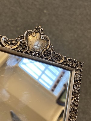 Lot 14 - Mirrors. Pair of Scottish silver hand mirrors by R & W Sorley, Glasgow, 1894