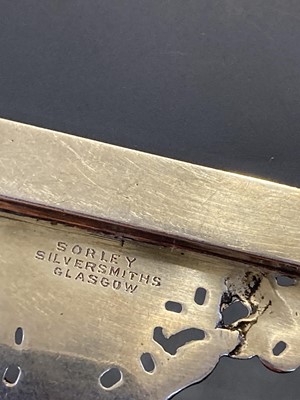 Lot 14 - Mirrors. Pair of Scottish silver hand mirrors by R & W Sorley, Glasgow, 1894