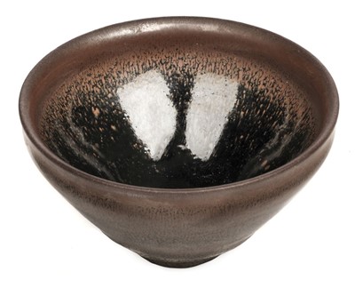 Lot 141 - Bowl. Chinese hare's fur stoneware tea bowl, probably Song Dynasty