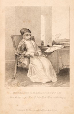 Lot 38 - Nowrojee (Jehangeer & Merwanjee, Hirjeebhoy). Journal of a Residence... , 1st edition, 1841