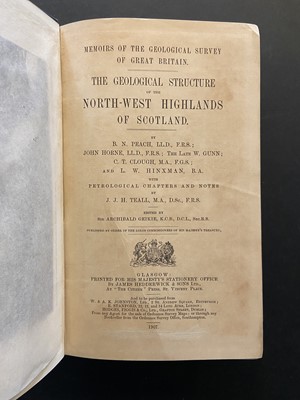 Lot 93 - Geikie (Archibald). The Ancient Volcanoes of Great Britain,  2 volumes, London: Macmillan and Co., 1897