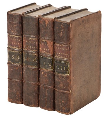 Lot 233 - Fawkes (Francis, and William Woty).  The Poetical Calendar, 1st edition, 1763