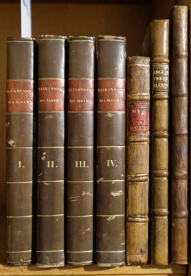 Lot 180 - Wilkinson (Tate) Memoirs of His Own Life, 1st edition, 1790 and others