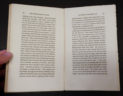 Lot 56 - Dunn (Robert). Ornithologist's Guide to the Islands of Orkney and Shetland, 1837