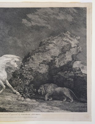 Lot 318 - Stubbs (George). A Horse Affrighted by a Lion, 1777