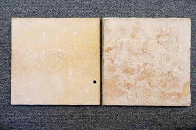 Lot 130 - Tiles. William De Morgan pottery tiles - Carnation pattern