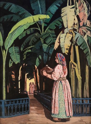 Lot 590 - Mammeri (Azouaoui, 1890-1954). Woman in traditional costume