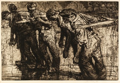 Lot 481 - Brangwyn (Frank, 1867-1956). Canal Haulers