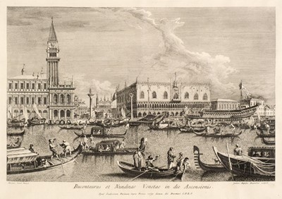 Lot 312 - Brustoloni (Giovani Battista, 1712-1796). Riva degli Schiavoni, looking east