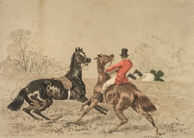 Lot 101 - Herring (Joseph F. Snr.). Four Hunting prints, Vincent Brooks Ltd, circa 1880
