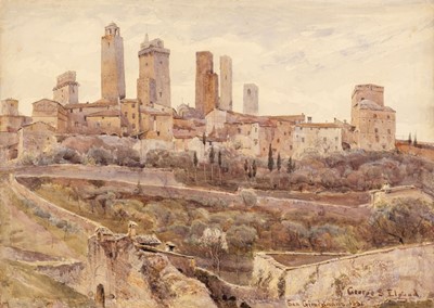 Lot 364 - Elgood (George S., 1851-1943). San Gimignano, 1881