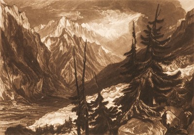 Lot 394 - Turner (Joseph Mallord William, 1775-1851). The Source of the Arveron & Lake Thun