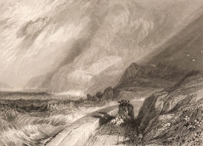 Lot 390 - Turner (Joseph Mallord Willam, 1775-1851). Penmaen-Mawr, Caernarvonshire, [1834]