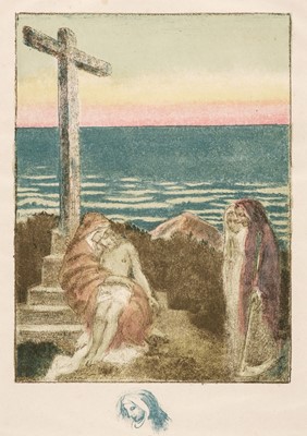 Lot 492 - Denis (Maurice, 1870-1943). Pieta, illustration to Poemes, by Francis Thompson