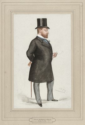 Lot 380 - Ward (Leslie Matthew, pseud. 'Spy', 1851-1922). H.R.H. The Prince of Wales, 1878