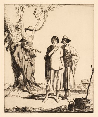 Lot 509 - Whydale (Ernest Herbert, 1886-1952). Gipsies