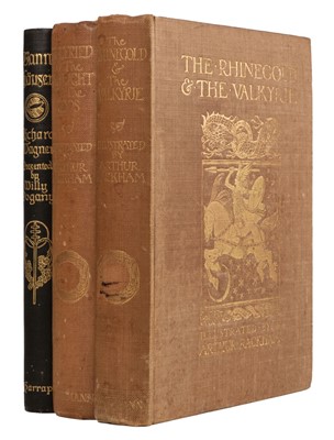 Lot 264 - Rackham, (Arthur, illustrator). The Rhinegold and The Valkyrie by Richard Wagner