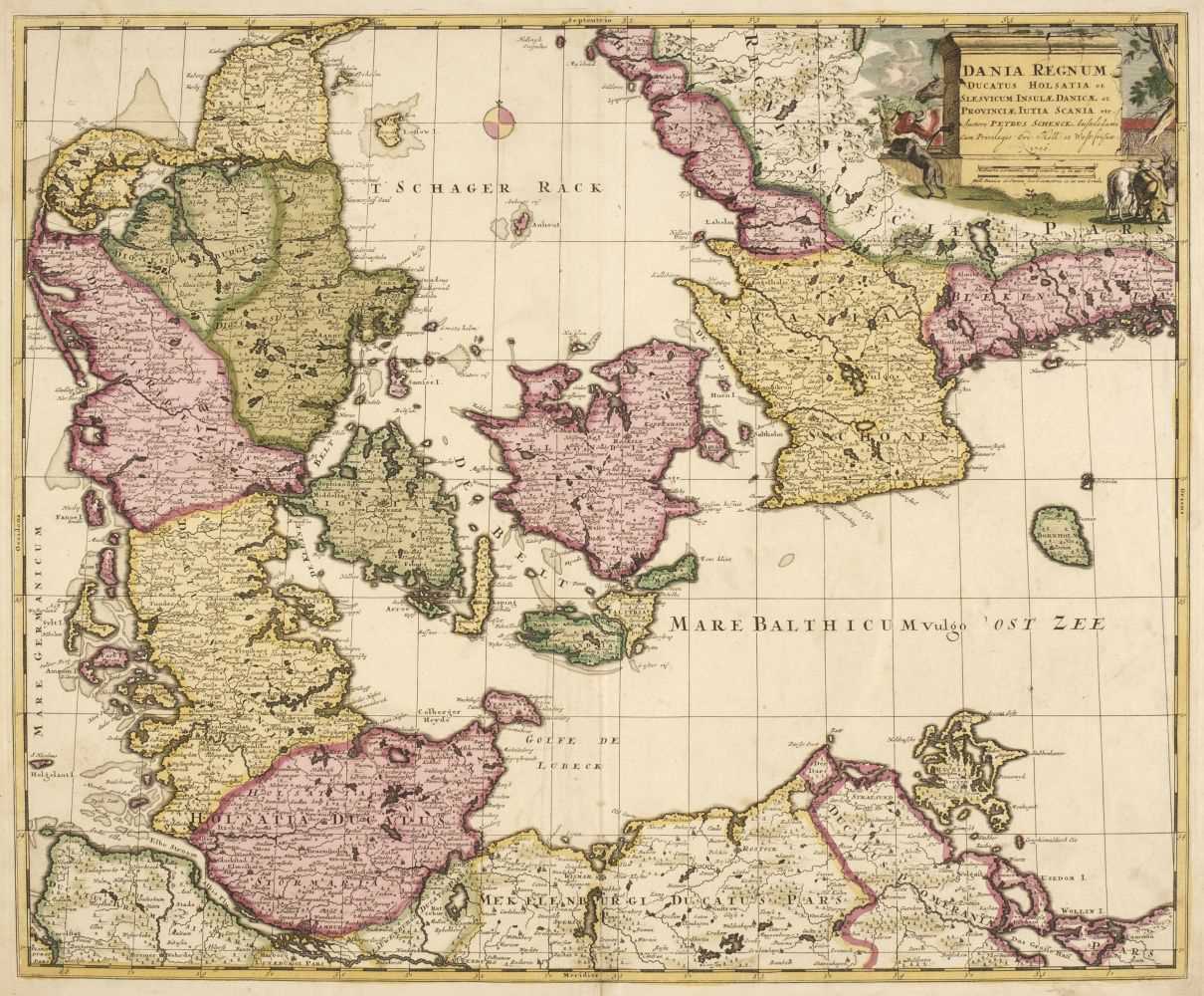 Lot 56 - Denmark. Schenk (Petrus), Dania Regnum Ducatus Holsatia..., Amsterdam, 1706