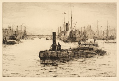 Lot 512 - Langmaid (Rowland, 1897-1956). Shipping on the River