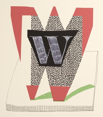 Lot 191 - Hockney (David & Stephen Spender). Hockney's Alphabet, 1991